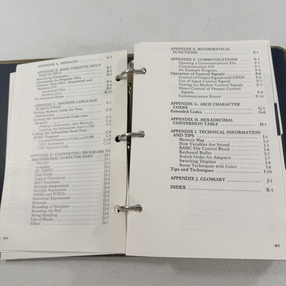 IBM Basic 6025010 Personal Computer Hardware Reference Library - Picture 9 of 11